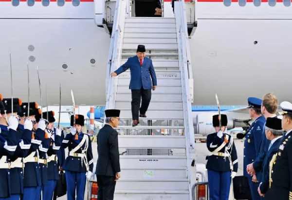Prabowo temui Raja Belanda perkuat kerja sama strategis